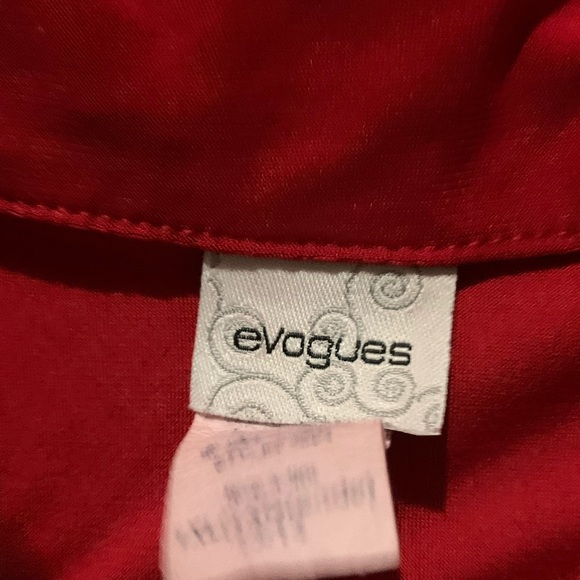 Red “Corset” Ribboned Blouse - Picture 3 of 3